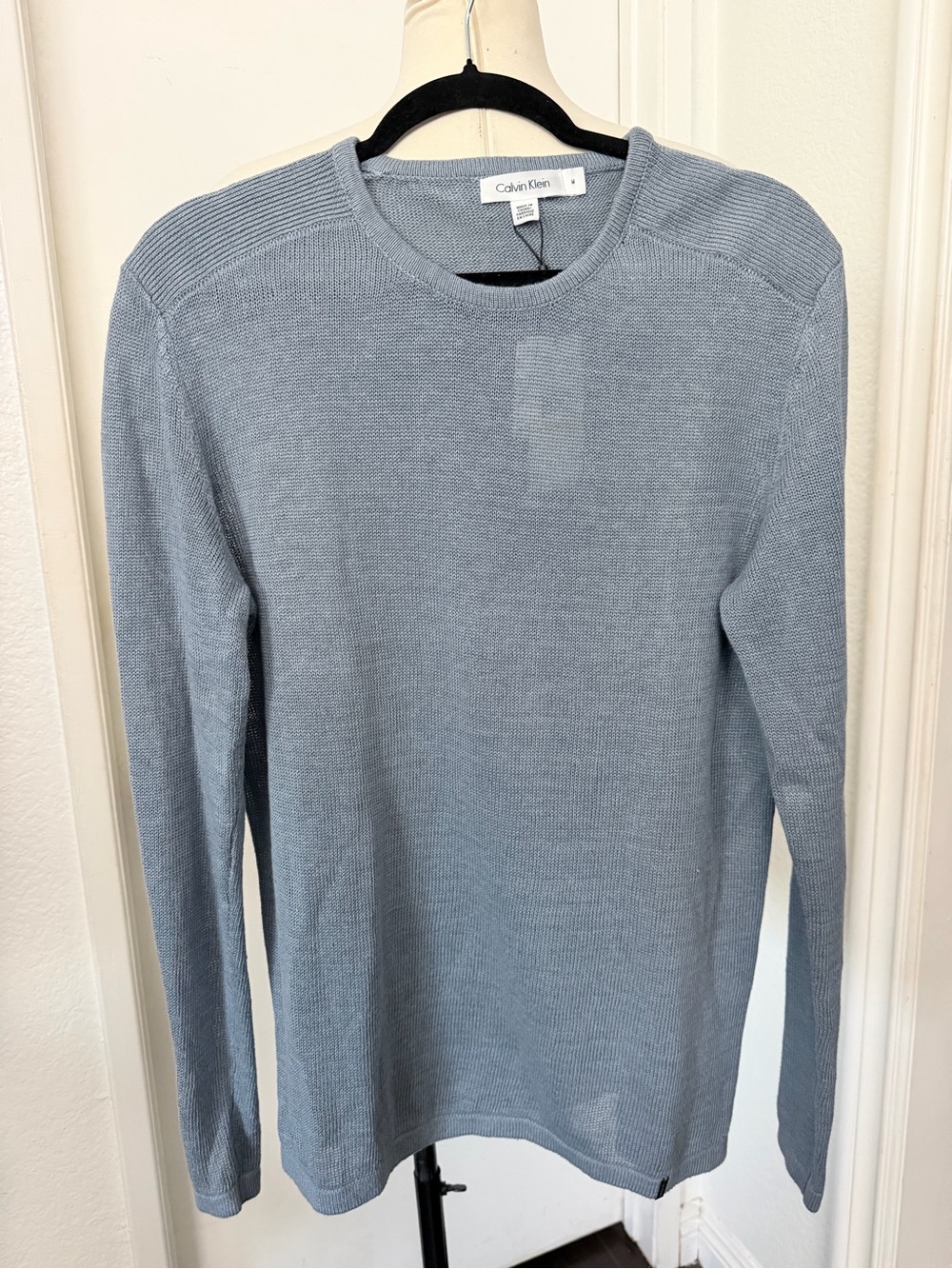 Calvin Klein Soft Blue Crewneck Sweater